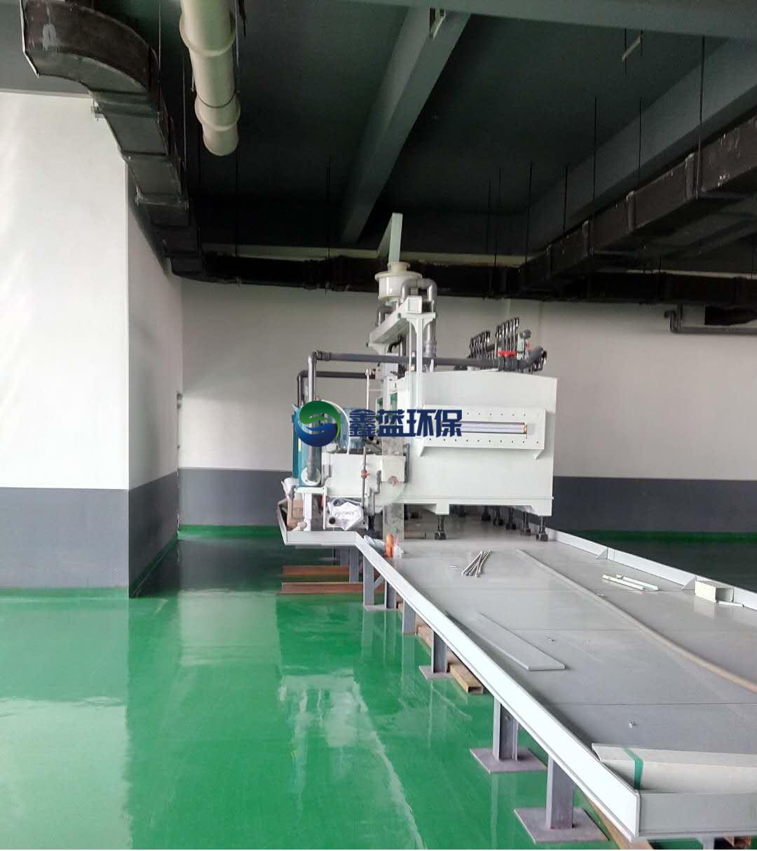 使用必博工业布袋除尘器后的车间